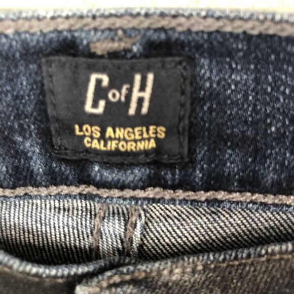 Citizens of Humanity Jeans Womens 28 Indigo Wax Coated Rocket High Rise Skinny - Picture 8 of 16